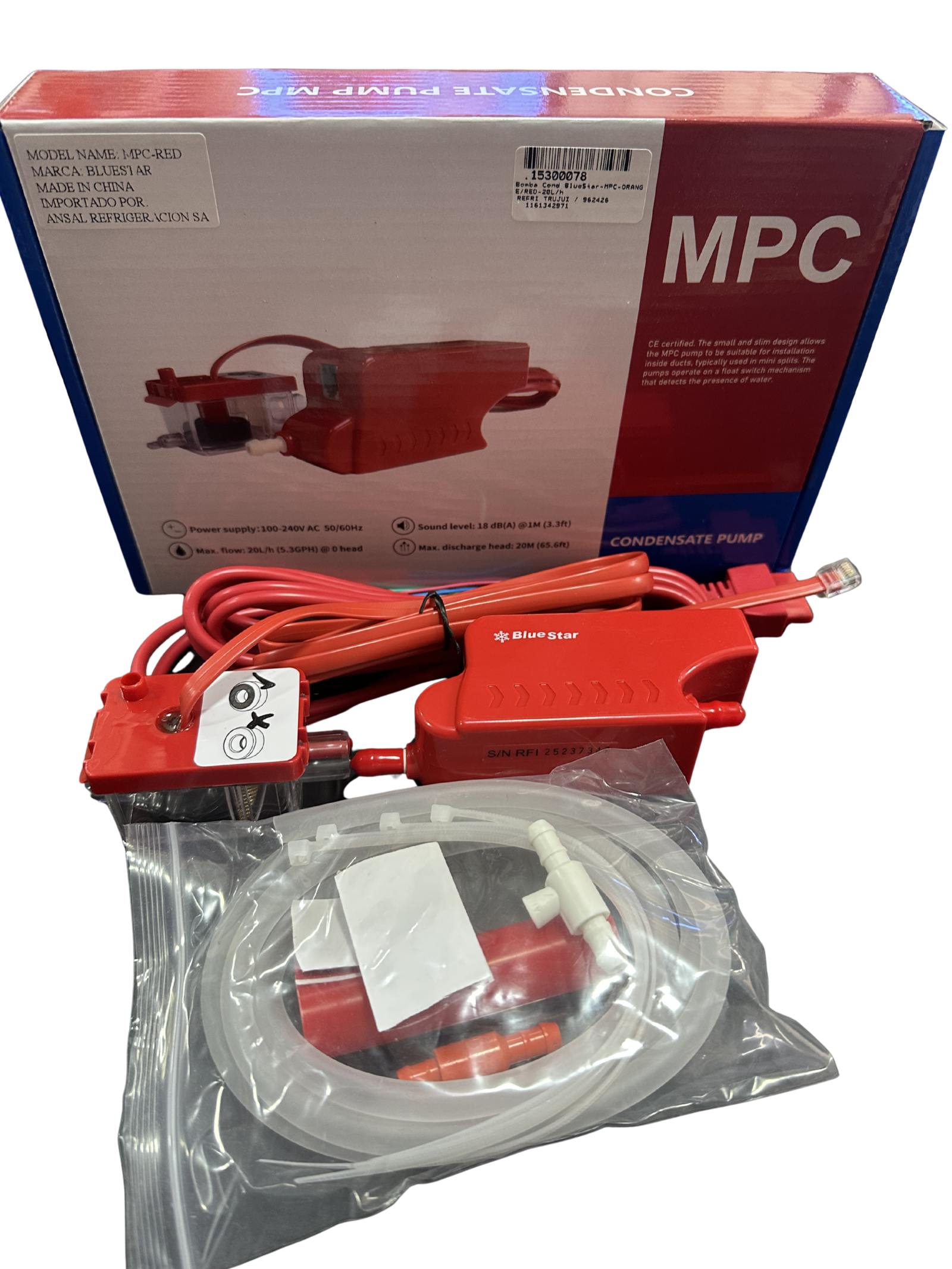 ff94fb00-6c8e-4e38-9994-26f0ae696815 BOMBA CONDENSADOR MPC ORANGE/RED 20L - Imagen 1