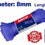 ROLLO SOGA PP 8MM X 15 MTS EMTOP